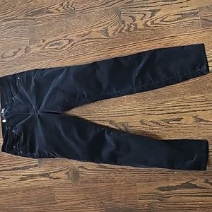 Black corduroy pants